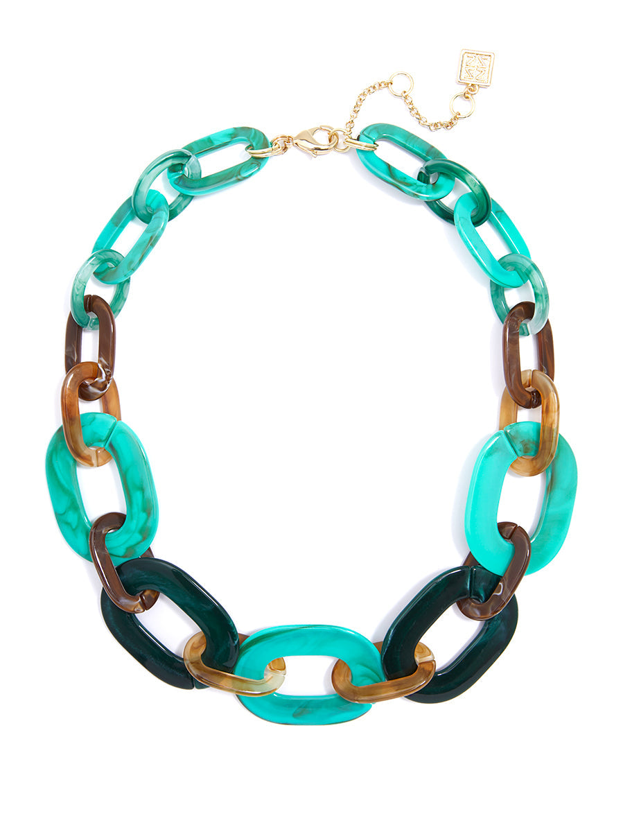 Marbled Moment Collar Necklace