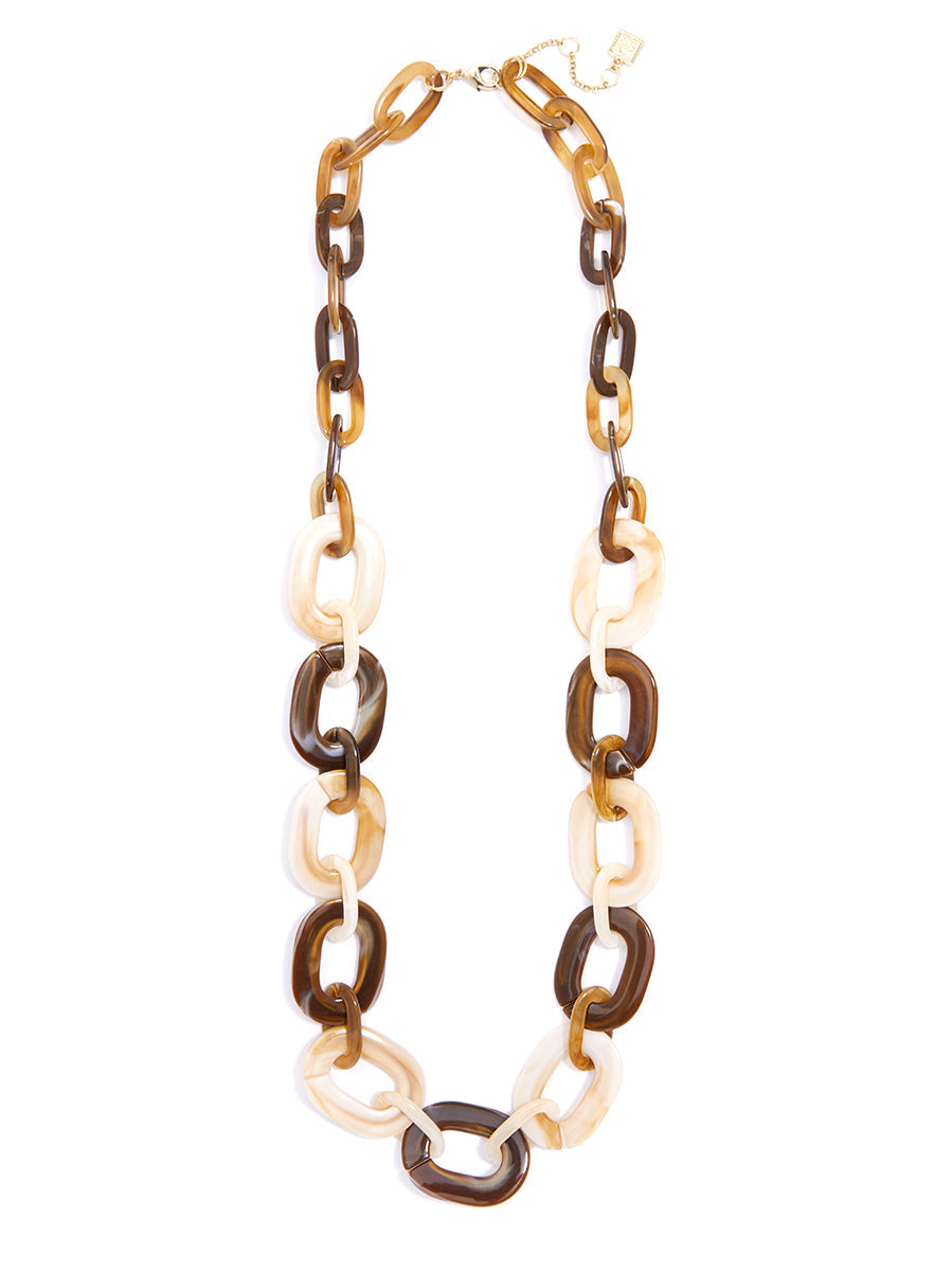 Marbled Moment Long Necklace