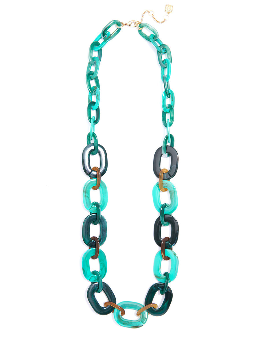 Marbled Moment Long Necklace