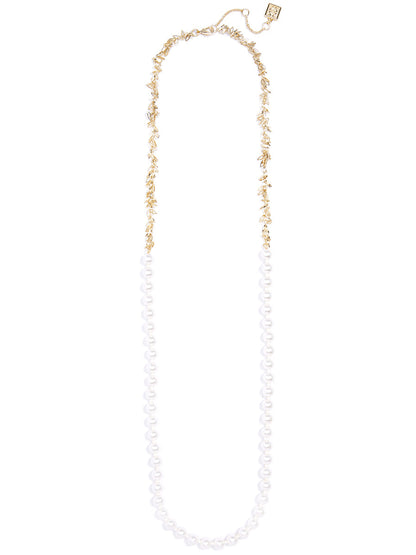 Radiant Pearl Long Necklace