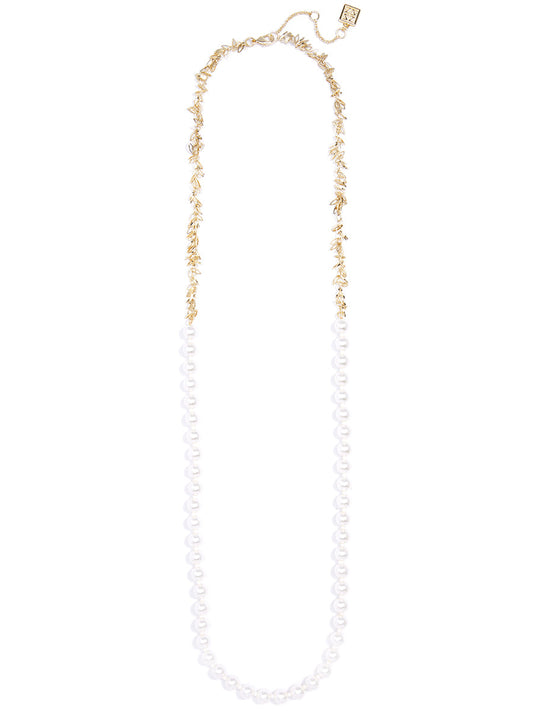 Radiant Pearl Long Necklace