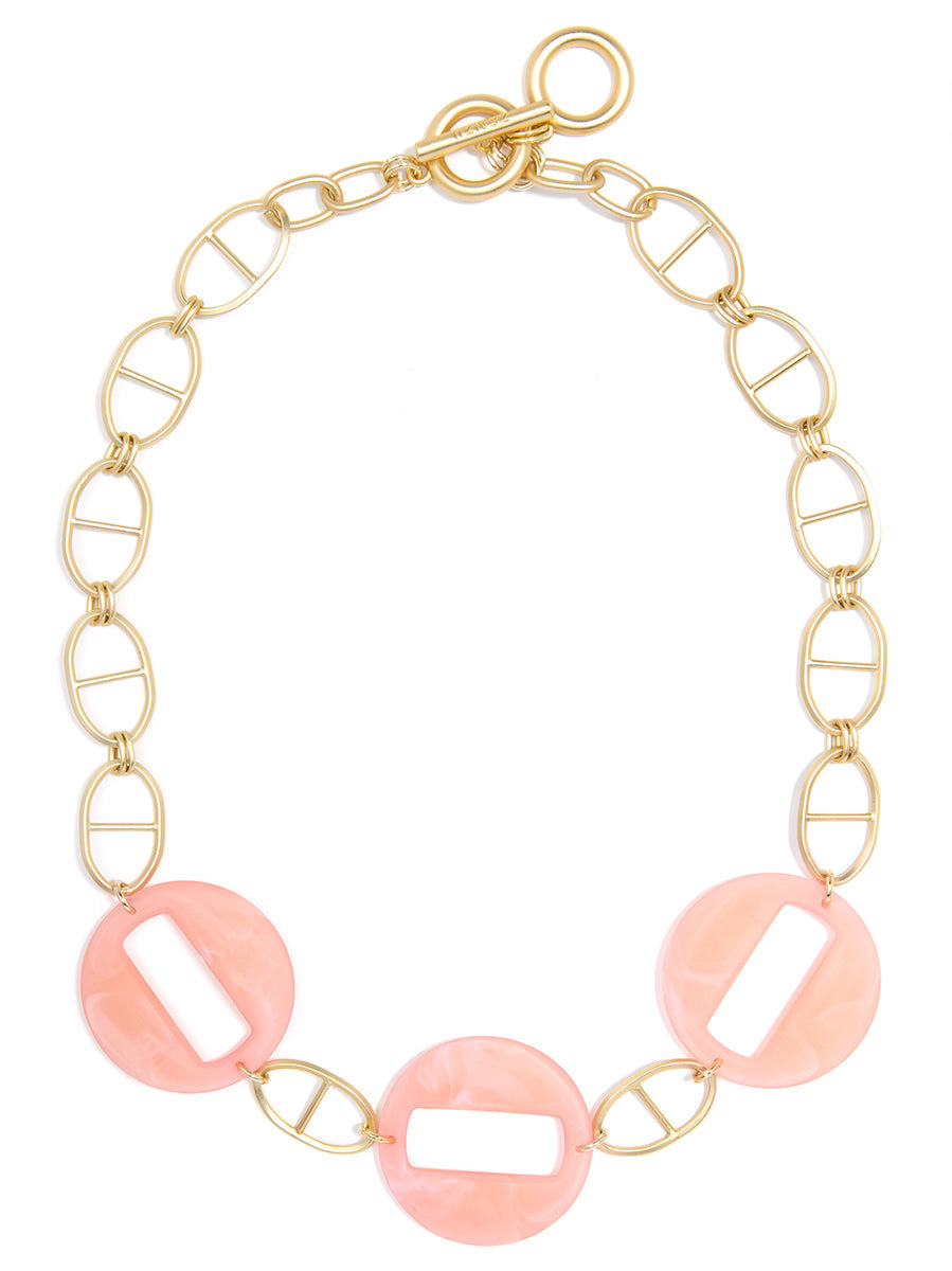 Cloud Links and Mariner Chain Collar Necklace