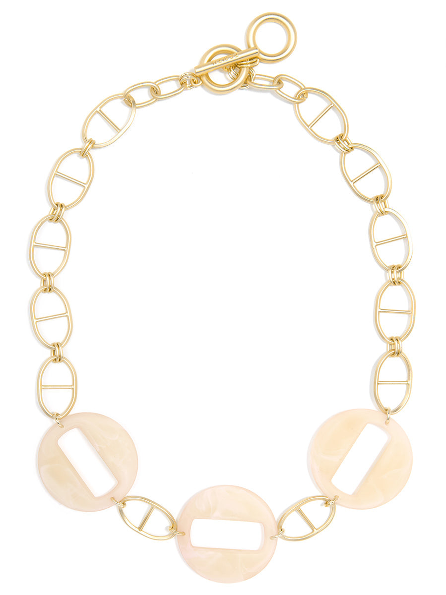 Cloud Links and Mariner Chain Collar Necklace