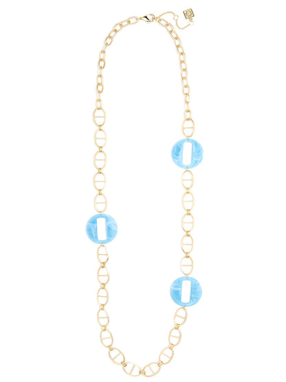 Cloud Links and Mariner Chain Long Necklace