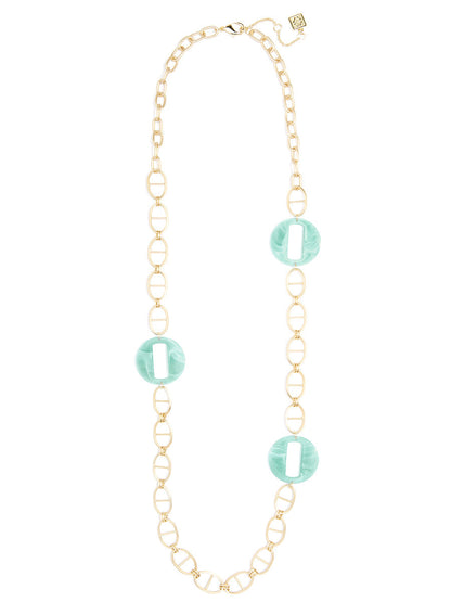 Cloud Links and Mariner Chain Long Necklace