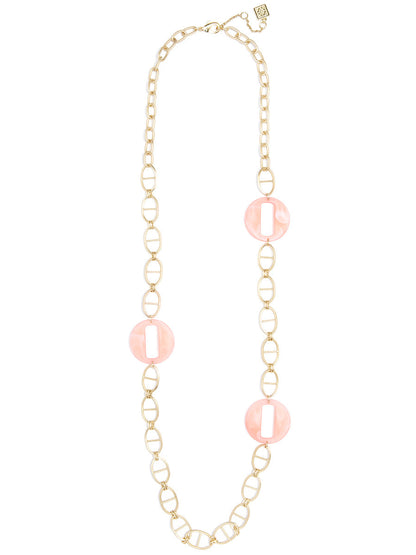 Cloud Links and Mariner Chain Long Necklace