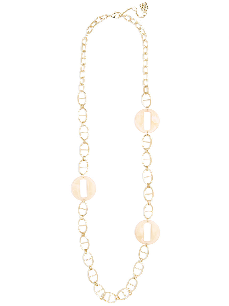 Cloud Links and Mariner Chain Long Necklace