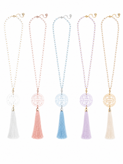 Nellie Tassel Pendant Necklace