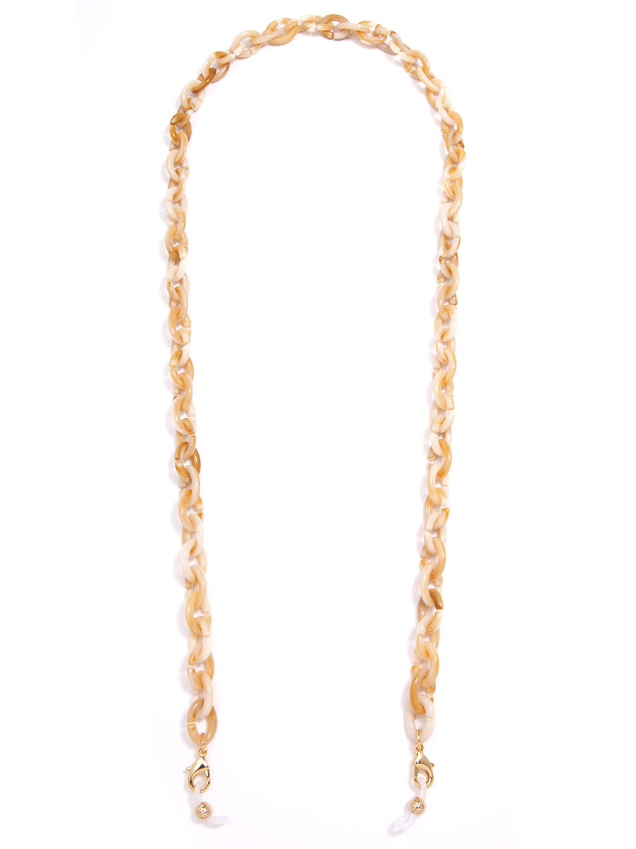 Marbled Resin Convertible Mask Chain
