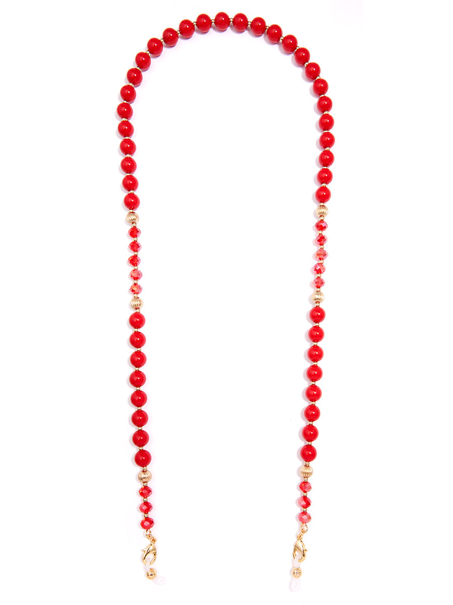 Colorful Beaded Convertible Mask Chain