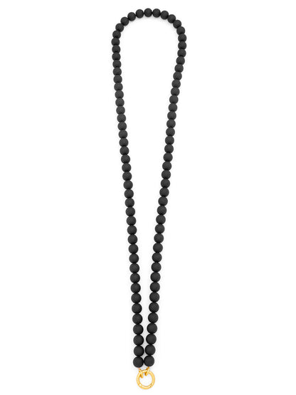 Matte Resin Beaded Crossbody Phone Lanyard