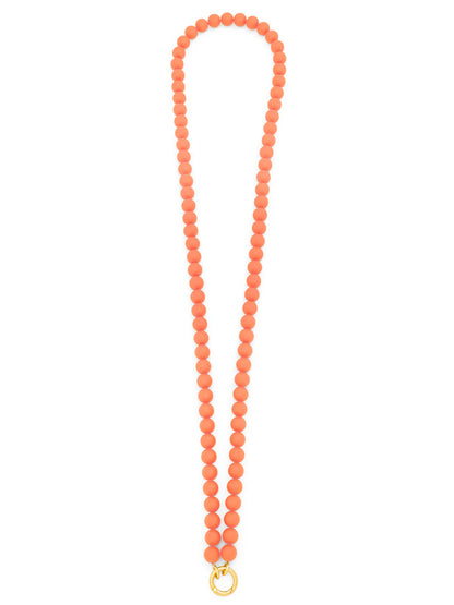 Matte Resin Beaded Crossbody Phone Lanyard