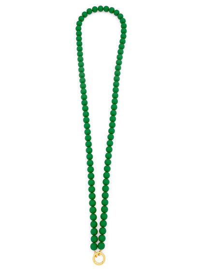 Matte Resin Beaded Crossbody Phone Lanyard