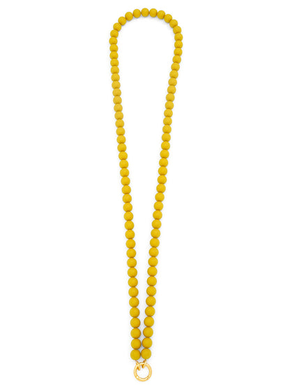 Matte Resin Beaded Crossbody Phone Lanyard