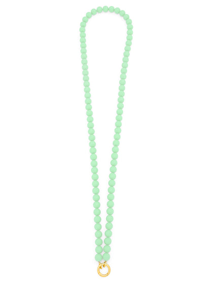 Matte Resin Beaded Crossbody Phone Lanyard