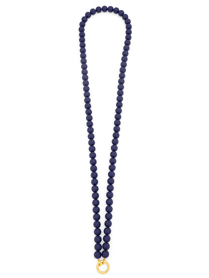 Matte Resin Beaded Crossbody Phone Lanyard
