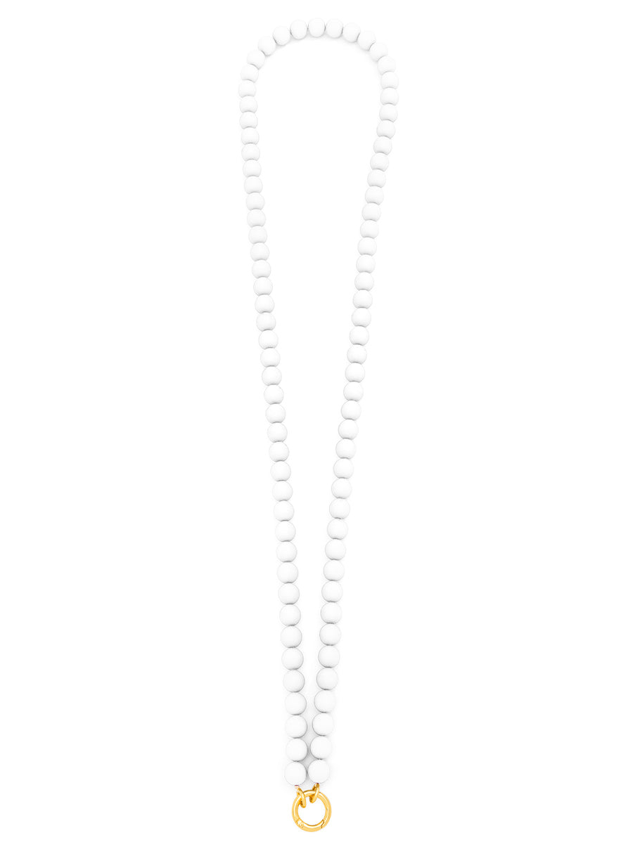 Matte Resin Beaded Crossbody Phone Lanyard