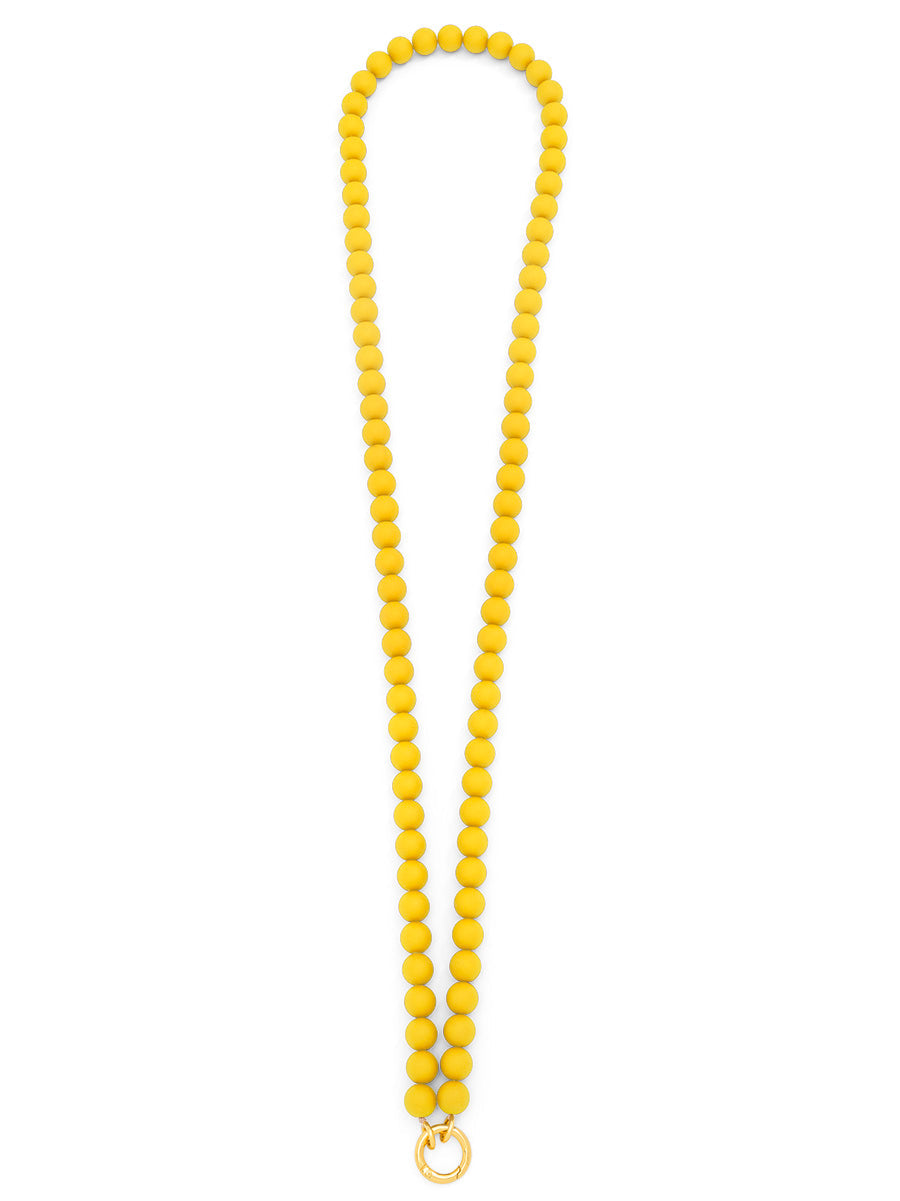 Matte Resin Beaded Crossbody Phone Lanyard
