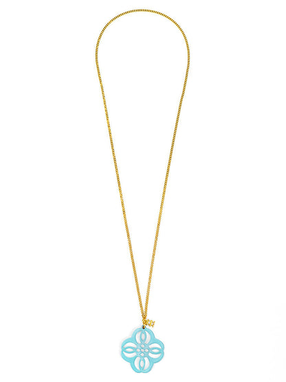 Mandala Pendant Long Necklace