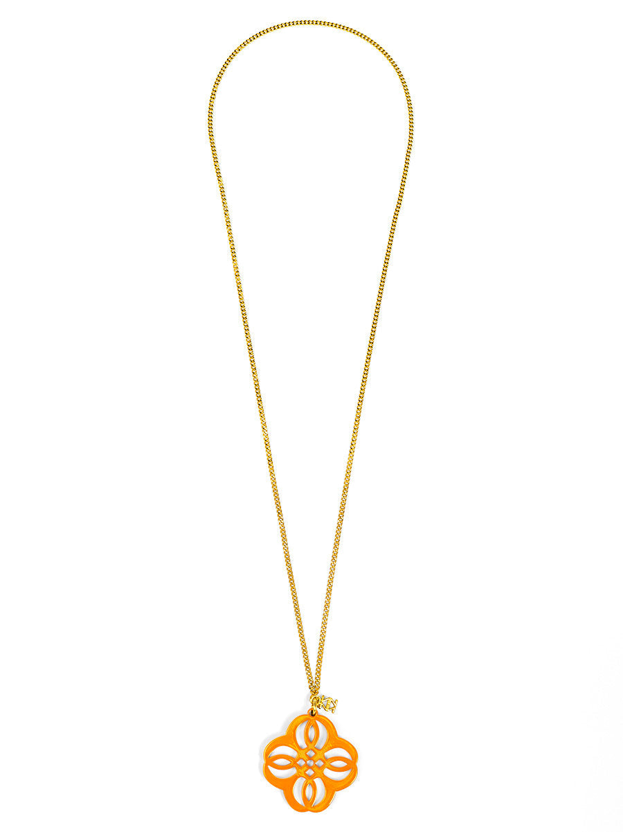 Mandala Pendant Long Necklace
