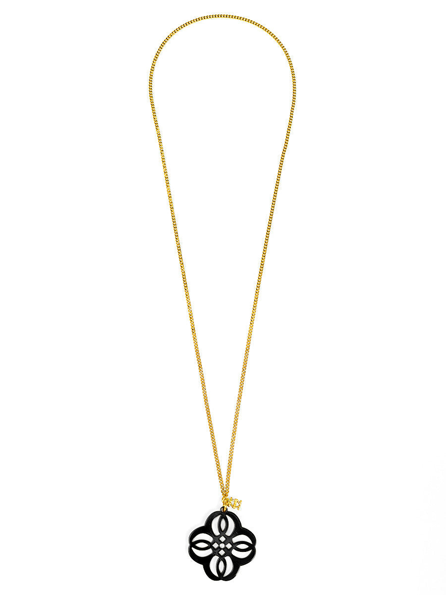 Mandala Pendant Long Necklace