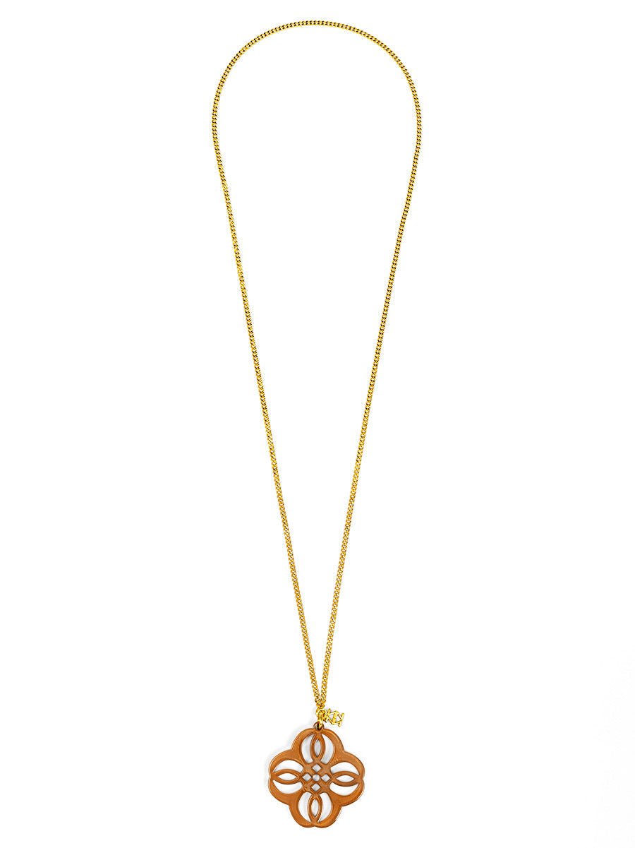 Mandala Pendant Long Necklace