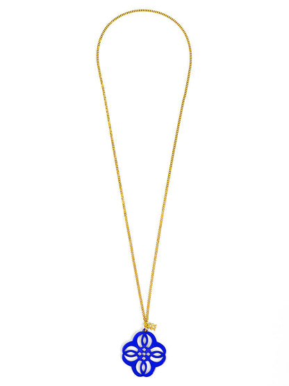 Mandala Pendant Long Necklace