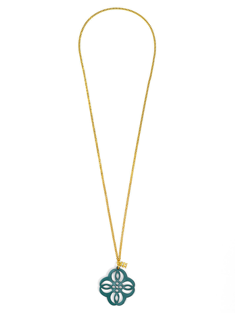 Mandala Pendant Long Necklace