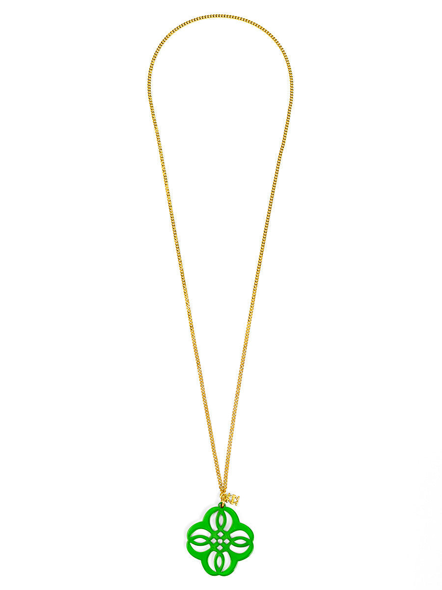 Mandala Pendant Long Necklace