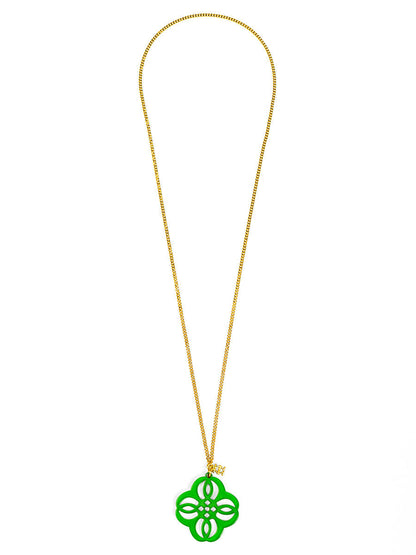 Mandala Pendant Long Necklace