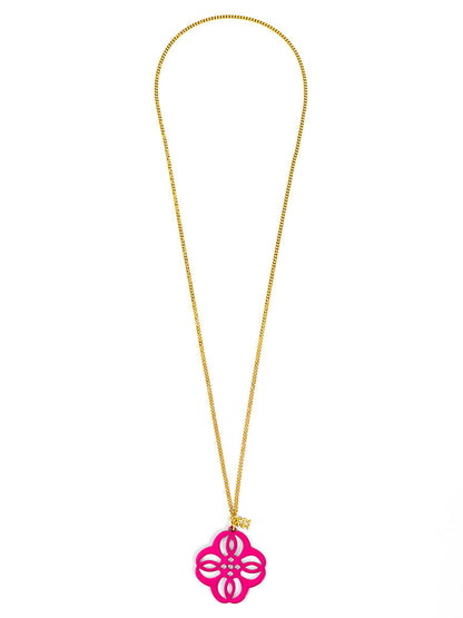 Mandala Pendant Long Necklace