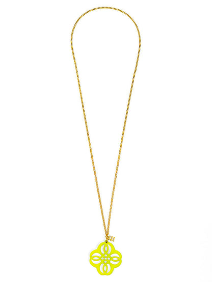 Mandala Pendant Long Necklace