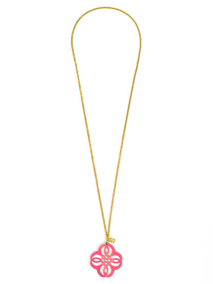 Mandala Pendant Long Necklace