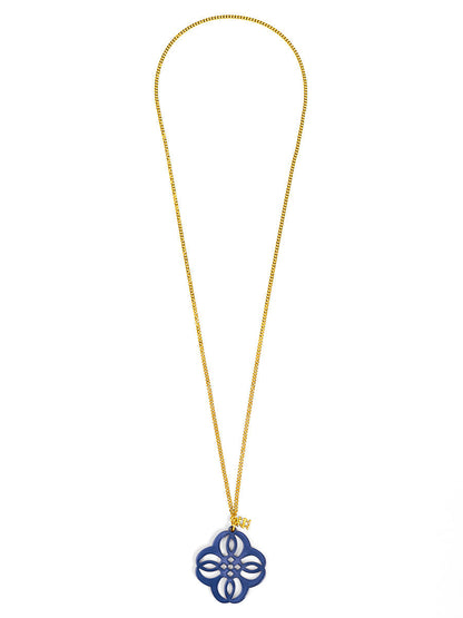 Mandala Pendant Long Necklace