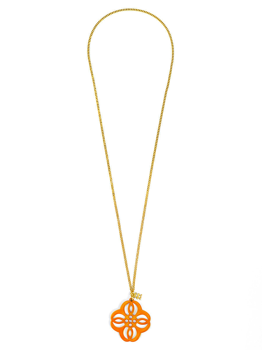 Mandala Pendant Long Necklace