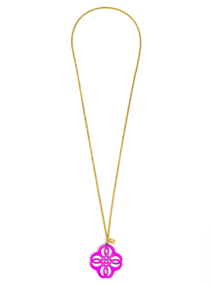 Mandala Pendant Long Necklace