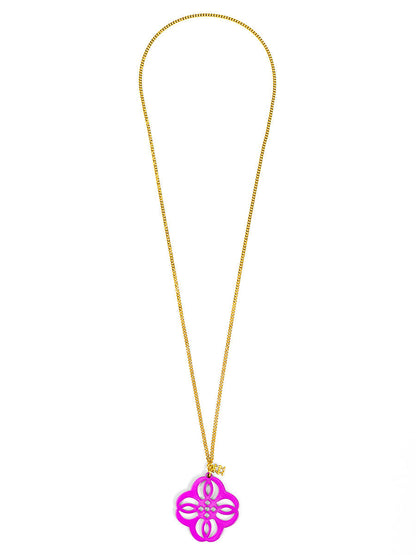 Mandala Pendant Long Necklace