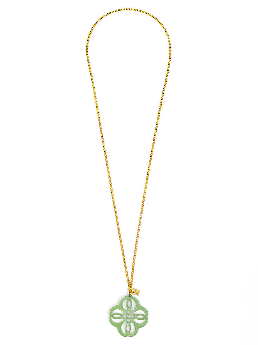 Mandala Pendant Long Necklace