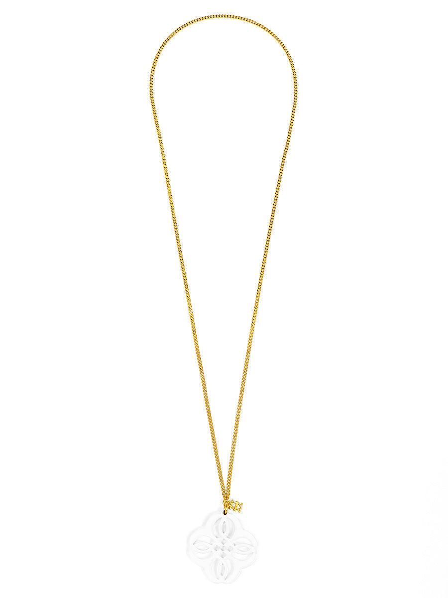 Mandala Pendant Long Necklace
