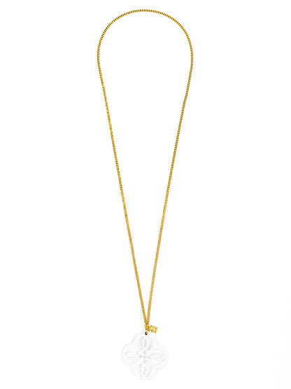 Mandala Pendant Long Necklace