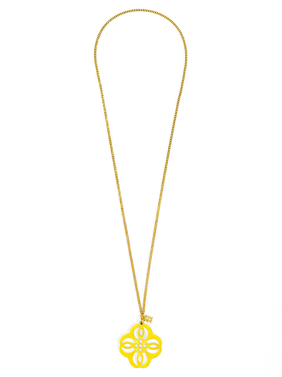 Mandala Pendant Long Necklace