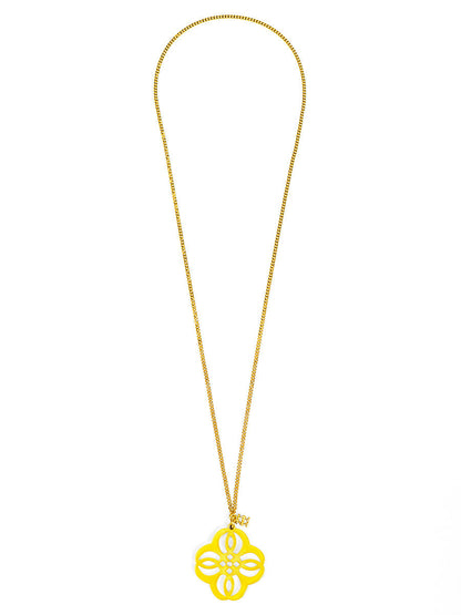 Mandala Pendant Long Necklace