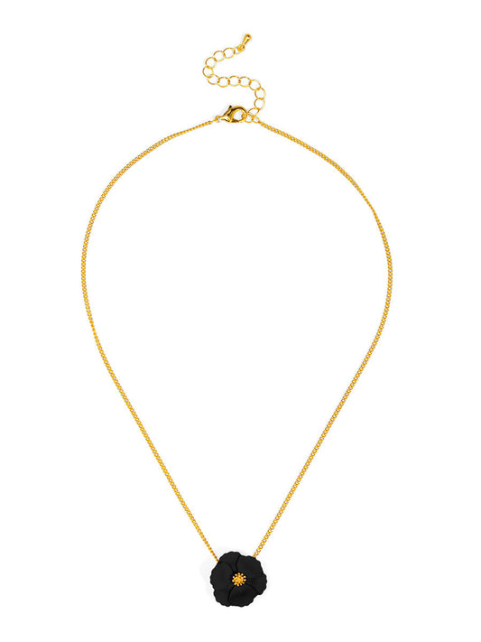 Amelia Flower Pendant Necklace