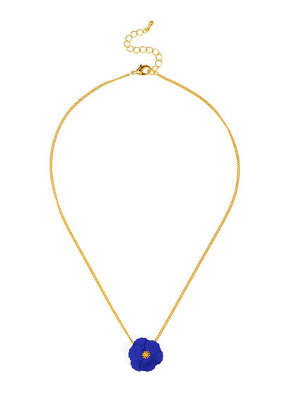 Amelia Flower Pendant Necklace