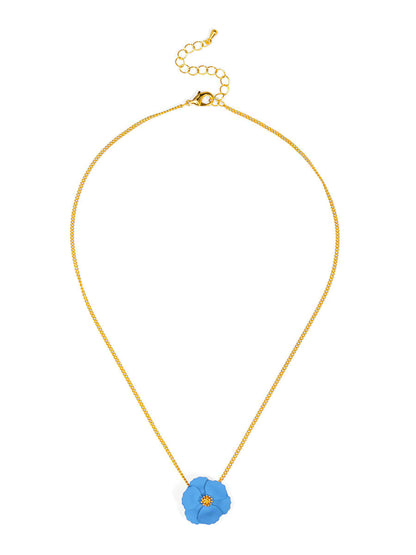 Amelia Flower Pendant Necklace