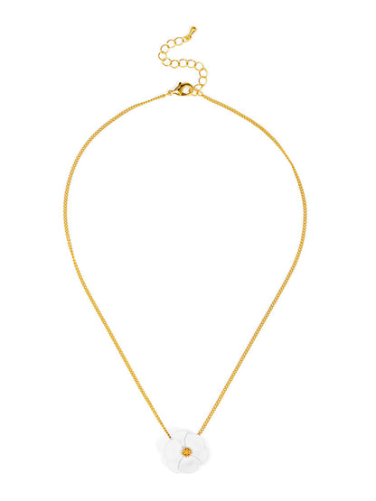 Amelia Flower Pendant Necklace