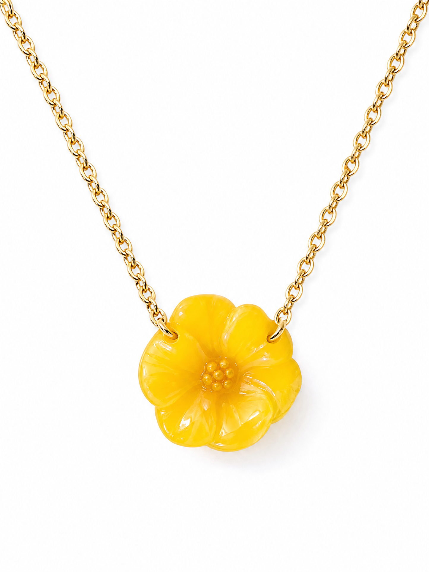 Amelia Flower Pendant Necklace