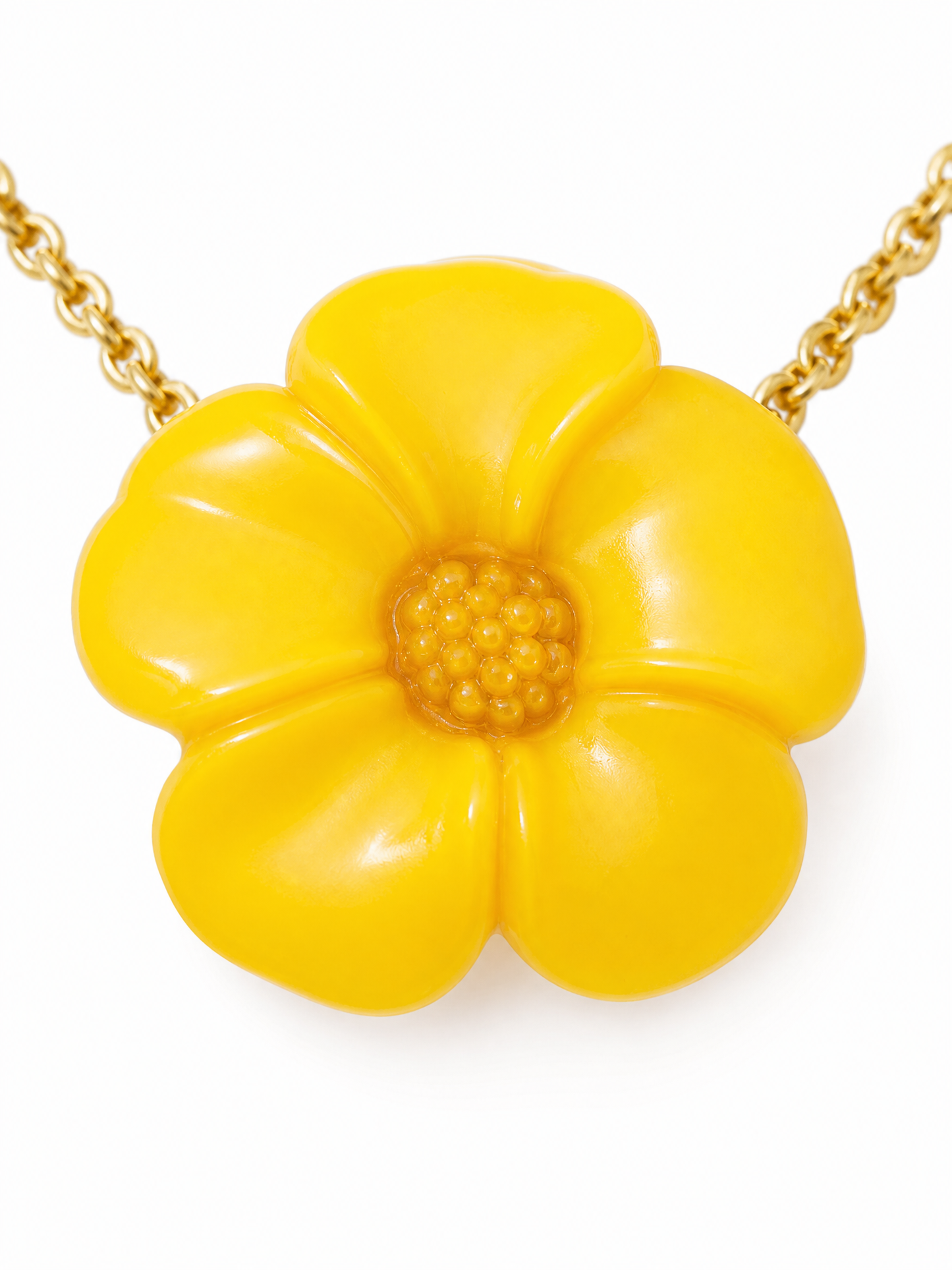 Amelia Flower Pendant Necklace