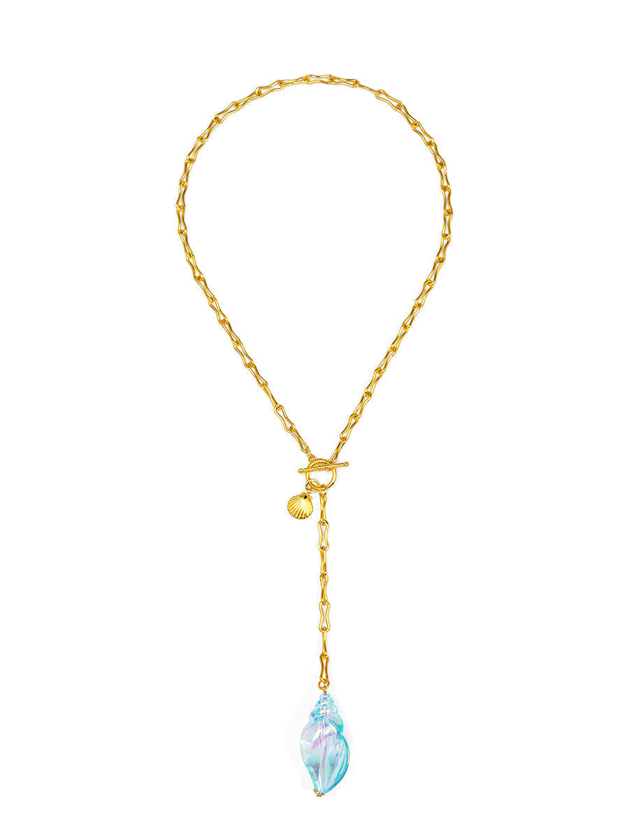 Marina Pendant Lariat Necklace