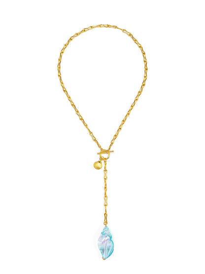Marina Pendant Lariat Necklace